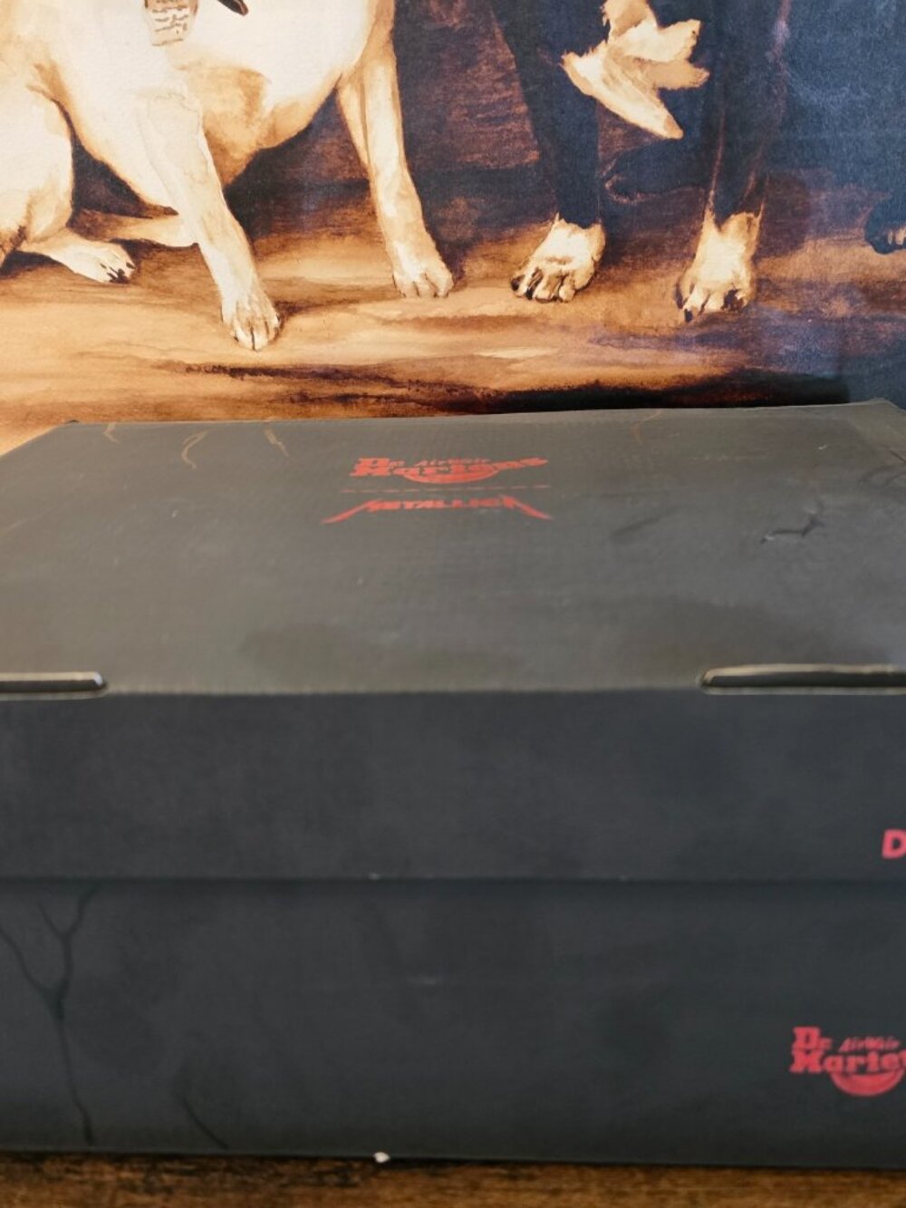 Metallica x Dr Martens 1460 Backhand Skull Lightening Print Boots Men's 13 NEW - Picture 12 of 14